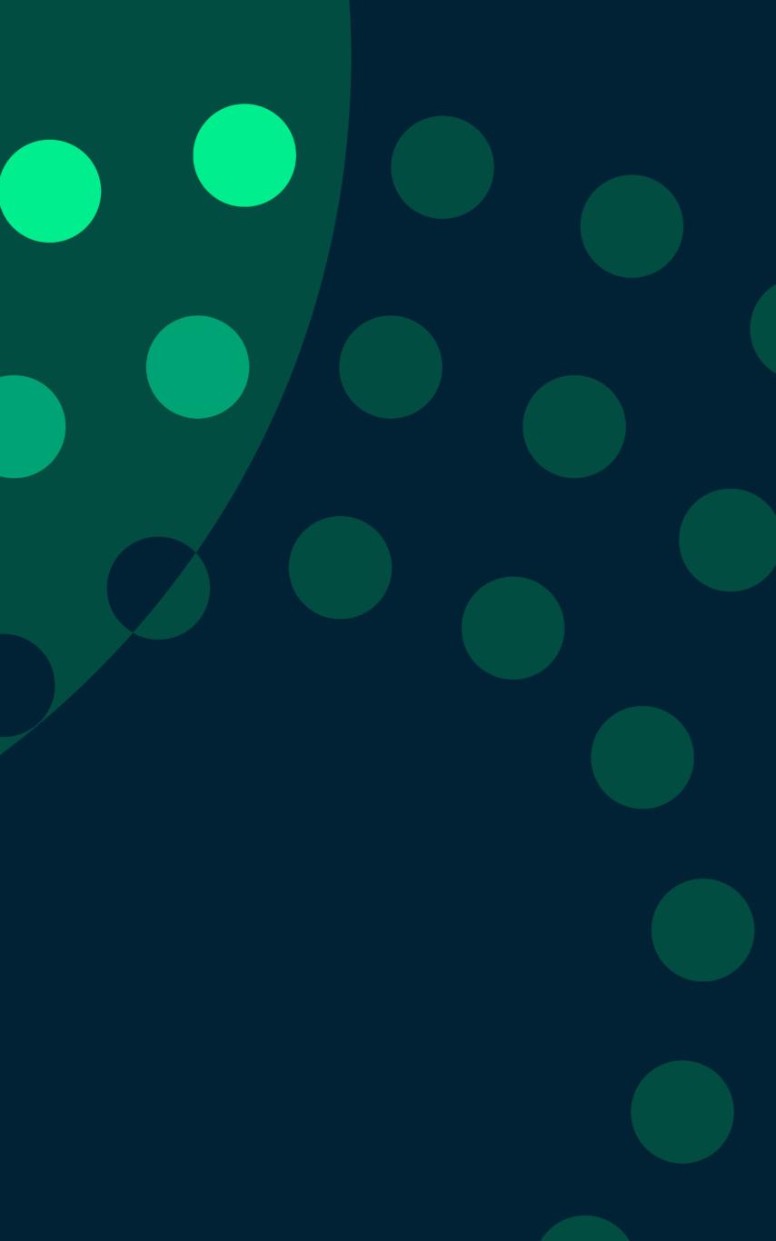 Green seed pattern over a dark background